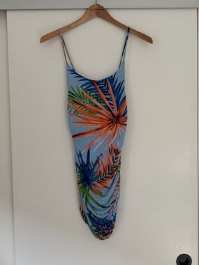 Tropical Print Dress